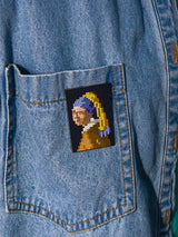 PIXEL ART PIN - GIRL WITH A PEARL EARRING